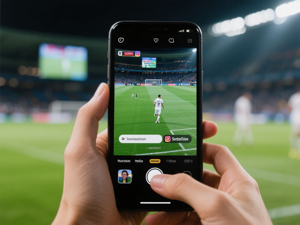 使用具备直播功能的社交媒体：例如某些视频